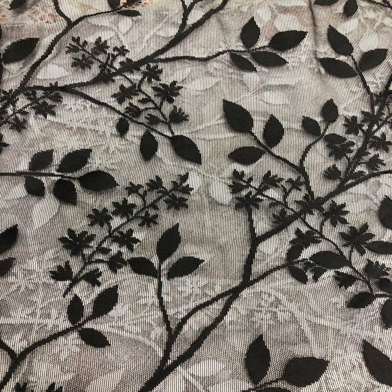 Lace Fabric Dress Leaf Polyester Warp Knit for Women's Wear Wholesale 12